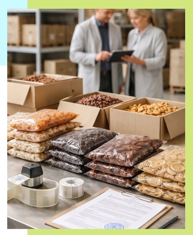 Сертификация сухофруктов в Новотроицке от 12562 р. | Алешин-Нвт под ключ