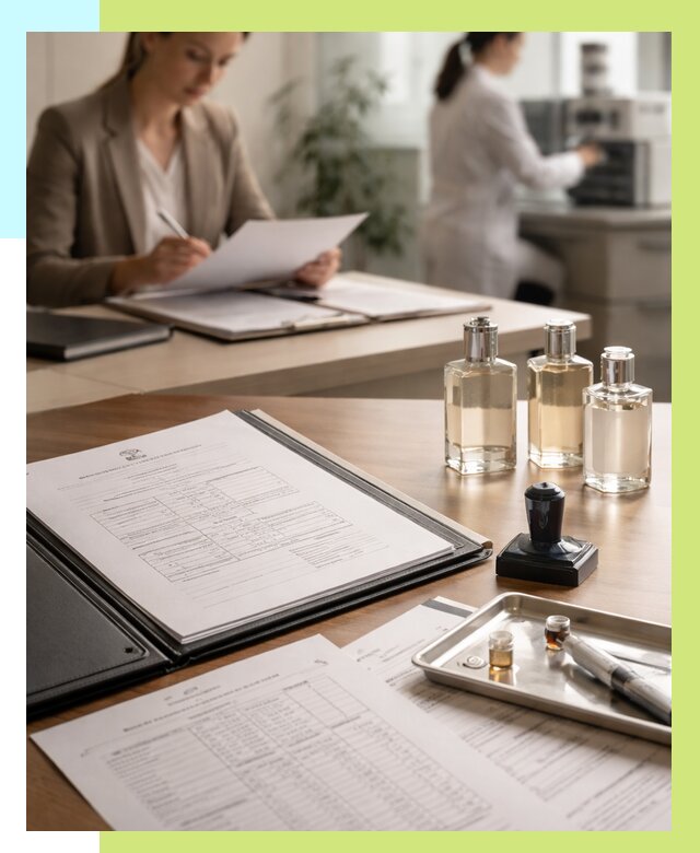 Сертификация парфюмерии в Новотроицке от 15702 р. | Алешин-Нвт