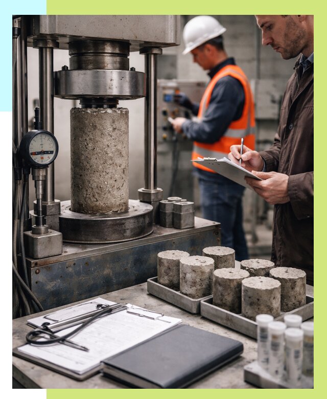 Сертификация бетона в Новотроицке от 31404 р. сертификат | Алешин-Нвт