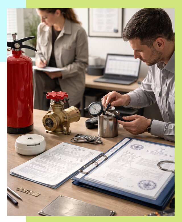 Сертификация пожарного оборудования в Новотроицке от 15702 р.|Алешин-Нвт