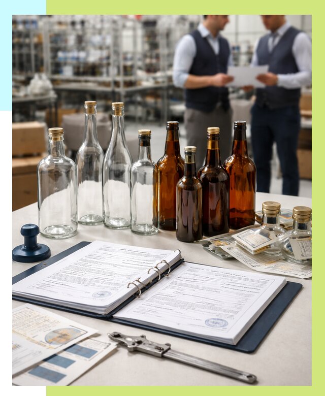 Сертификация стеклянных бутылок в Новотроицке от 26170 р. | Алешин-Нвт
