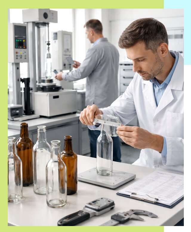 Сертификация стеклянных бутылок и сопутствующей упаковки в Новотроицке