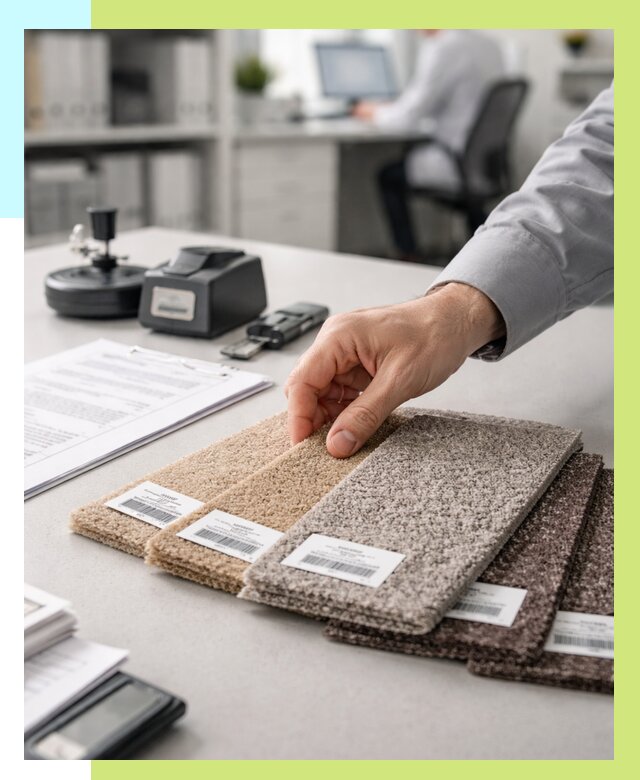 Сертификация ковролина в Новотроицке от 15702 р., Алешин-Нвт