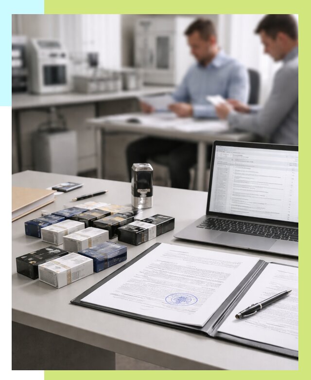 Сертификация сигарет под ключ в Новотроицке от 47106 р. | Алешин-Нвт