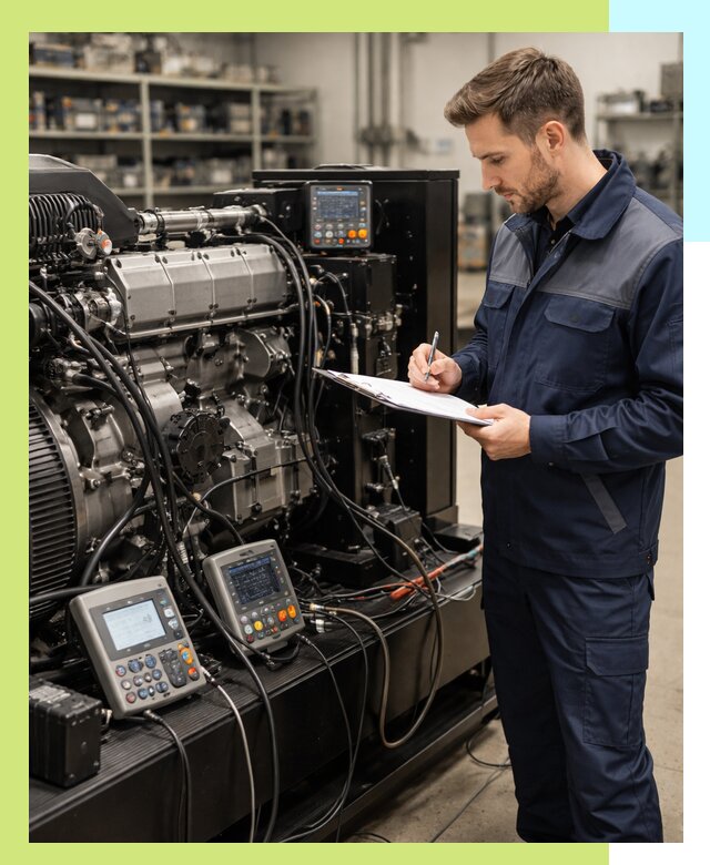 Сертификация дизельных генераторов и их оборудования в Новотроицке