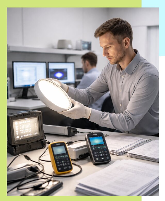 Сертификация светильников в Новотроицке: испытания и оформление