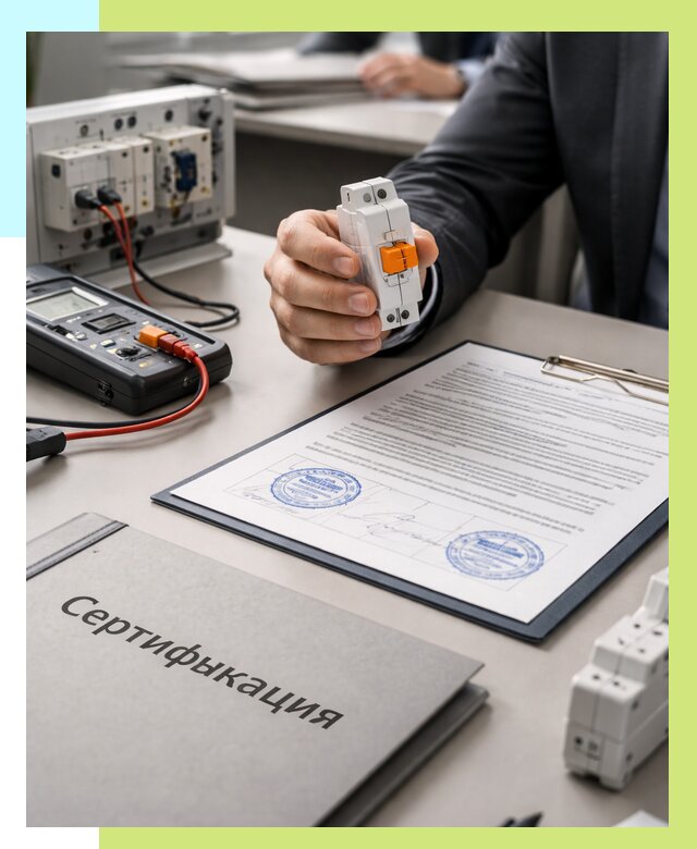 Сертификация выключателей под ключ в Новотроицке от 15702 р. | Алешин-Нвт