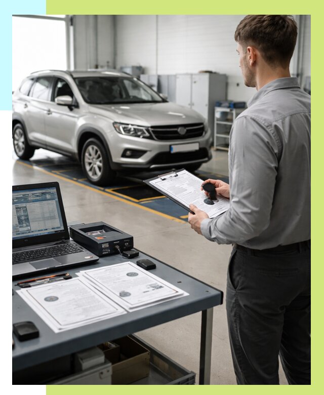 Сертификация транспортных средств в Новотроицке от 12562 р. | Алешин-Нвт