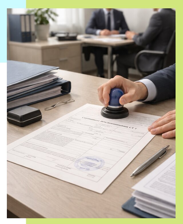 Сертификат происхождения СТ 1 в Новотроицке от 4711 р. | Алешин-Нвт