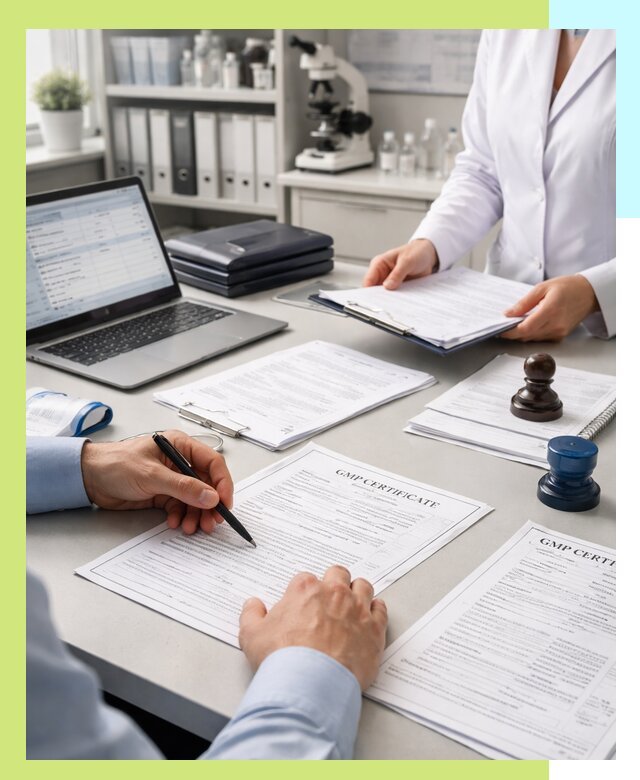 Оформление сертификата GMP в Новотроицке для фармпроизводства