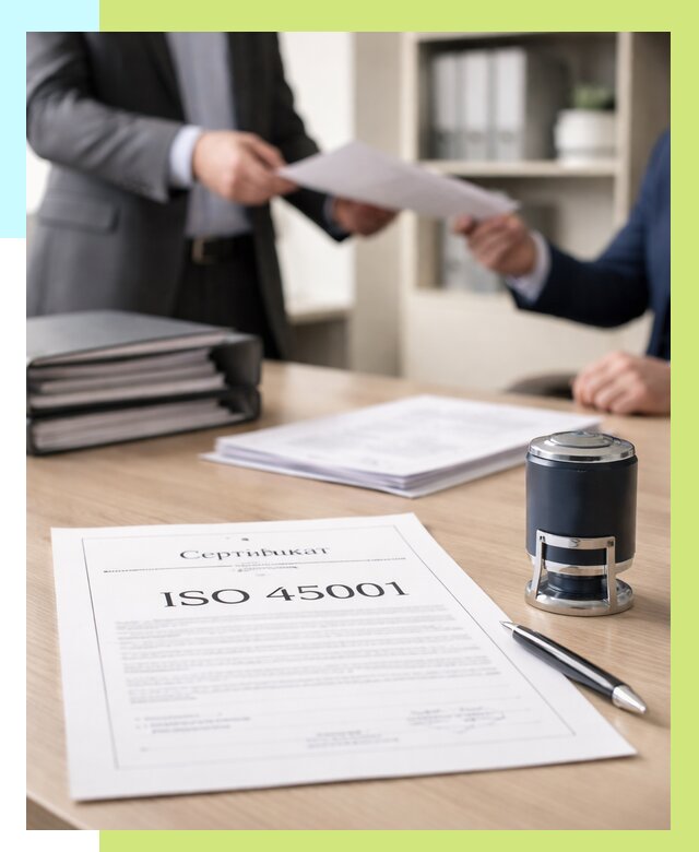 Сертификат ISO 45001 в Новотроицке под ключ от 47106 р. | Алешин-Нвт