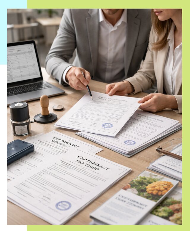 Сертификат ISO 22000 в Новотроицке от 41872 р. под ключ | Алешин-Нвт